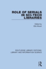 Role of Serials in Sci-Tech Libraries - Book