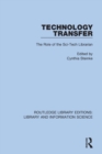 Technology Transfer : The Role of the Sci-Tech Librarian - Book
