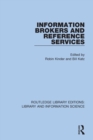 Information Brokers and Reference Services - Book