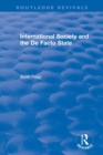 International Society and the De Facto State - Book