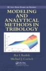 Modeling and Analytical Methods in Tribology - Book