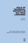 Role of Technical Reports in Sci-Tech Libraries - Book