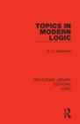 Topics in Modern Logic - Book
