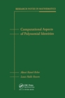 Computational Aspects of Polynomial Identities - Book