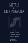 Metals in Groundwater - Book