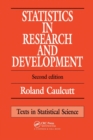 Statistics in Research and Development - Book