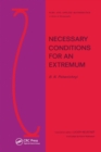 Necessary Conditions for an Extremum - Book