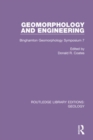 Geomorphology and Engineering : Binghamton Geomorphology Symposium 7 - Book
