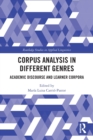 Corpus Analysis in Different Genres : Academic Discourse and Learner Corpora - Book