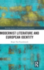 Modernist Literature and European Identity - Book