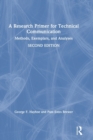 A Research Primer for Technical Communication : Methods, Exemplars, and Analyses - Book