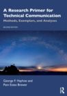 A Research Primer for Technical Communication : Methods, Exemplars, and Analyses - Book