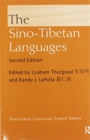 The Sino-Tibetan Languages - Book
