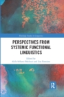 Perspectives from Systemic Functional Linguistics - Book