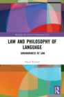 Law and Philosophy of Language : Ordinariness of Law - Book