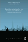 Quasi-Constitutionality and Constitutional Statutes : Forms, Functions, Applications - Book