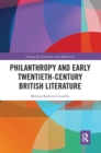 Philanthropy and Early Twentieth-Century British Literature - Book