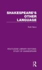 Shakespeare's Other Language - Book