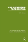 Car Ownership Forecasting - Book