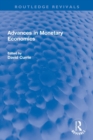 Advances in Monetary Economics - Book