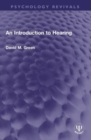 An Introduction to Hearing - Book