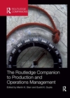 The Routledge Companion to Production and Operations Management - Book