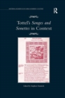 Tottel's Songes and Sonettes in Context - Book
