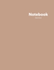 Dot Grid Notebook : Stylish Sierra Brown Notebook, 120 Dotted Pages 8.5 x 11 inches Large Journal | Softcover  Color Trends Collection - Book