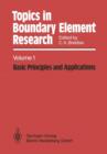 Topics in Boundary Element Research : Volume 1: Basic Principles and Applications - Book