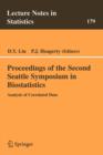 Proceedings of the Second Seattle Symposium in Biostatistics : Analysis of Correlated Data - Book