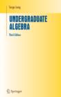Undergraduate Algebra - Book