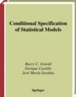 Conditional Specification of Statistical Models - eBook