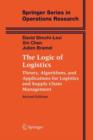 The Logic of Logistics : Theory, Algorithms, and Applications for Logistics and Supply Chain Management - eBook