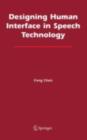 Designing Human Interface in Speech Technology - eBook