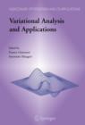Variational Analysis and Applications - Book