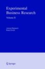 Experimental Business Research : Volume II: Economic and Managerial Perspectives - eBook