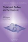 Variational Analysis and Applications - Franco Giannessi