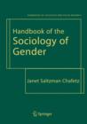Handbook of the Sociology of Gender - Book
