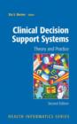 Clinical Decision Support Systems : Theory and Practice - Book