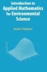 Introduction to Applied Mathematics for Environmental Science - eBook