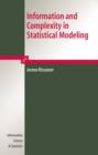 Information and Complexity in Statistical Modeling - Book