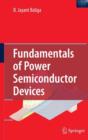 Fundamentals of Power Semiconductor Devices - Book