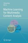 Machine Learning for Multimedia Content Analysis - Book