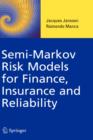 Semi-Markov Risk Models for Finance, Insurance and Reliability - Book