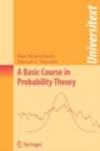 A Basic Course in Probability Theory - eBook