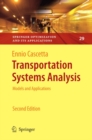 Transportation Systems Analysis : Models and Applications - eBook