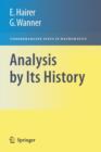 Analysis by Its History - Book