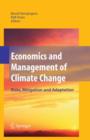 Economics and Management of Climate Change : Risks, Mitigation and Adaptation - Book