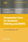 Permutation Tests for Stochastic Ordering and ANOVA : Theory and Applications with R - Book