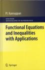 Functional Equations and Inequalities with Applications - Book